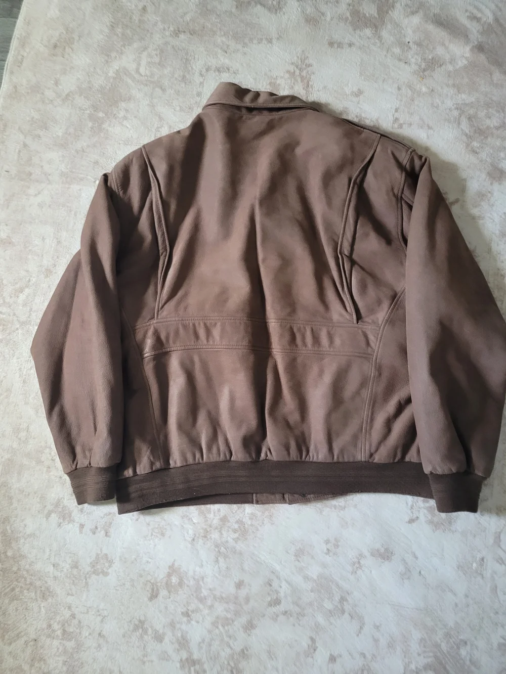 Men's Vintsge Brown Bomber Jacket - Classic Casual Coat
